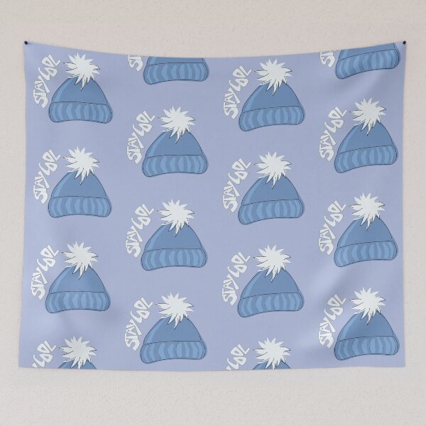 Item preview, Whimsical cartoon toque with Stay Cool illustrated text  designed and sold by AngelDawnDesign.