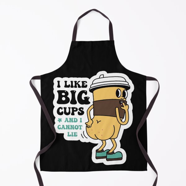 Item preview, I Like Big Cups and I Cannot Lie Sarcastic Coffee Design designed and sold by RepublicOfFire.