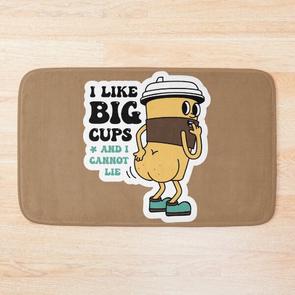 Item preview, I Like Big Cups and I Cannot Lie Sarcastic Coffee Design designed and sold by RepublicOfFire.