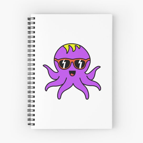 Item preview, Octopia-art with sunglasses drawing designed and sold by Blondiabshop.