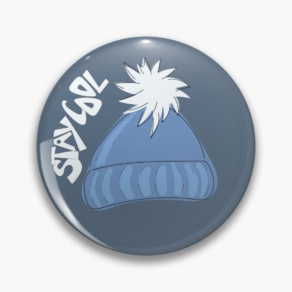 Item preview, Whimsical cartoon toque with Stay Cool illustrated text  designed and sold by AngelDawnDesign.