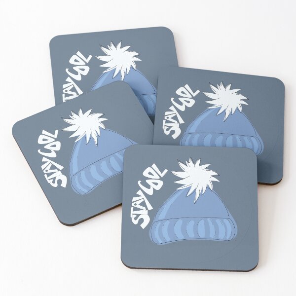 Item preview, Whimsical cartoon toque with Stay Cool illustrated text  designed and sold by AngelDawnDesign.