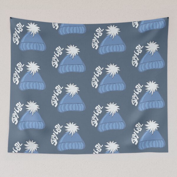 Item preview, Whimsical cartoon toque with Stay Cool illustrated text  designed and sold by AngelDawnDesign.