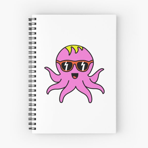 Item preview, Octopia-art with sunglasses drawing designed and sold by Blondiabshop.