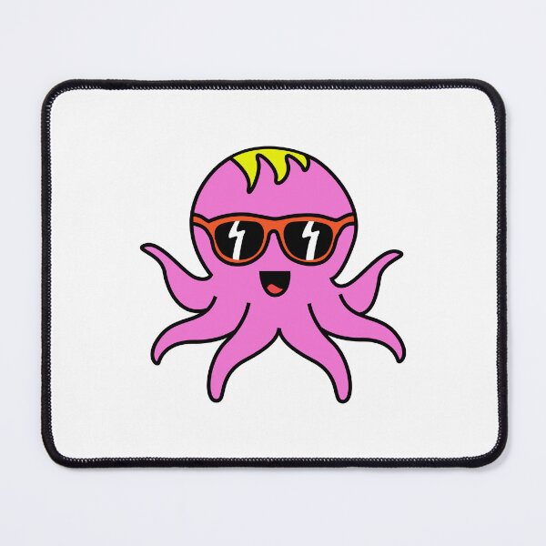 Item preview, Octopia-art with sunglasses drawing designed and sold by Blondiabshop.