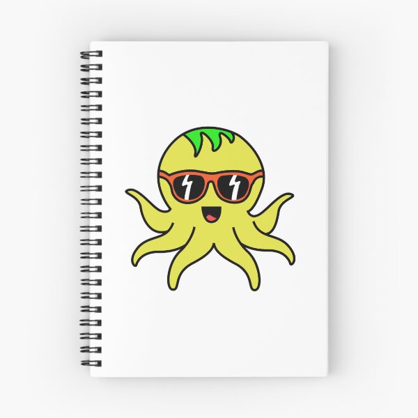 Item preview, Octopia-art with sunglasses drawing designed and sold by Blondiabshop.