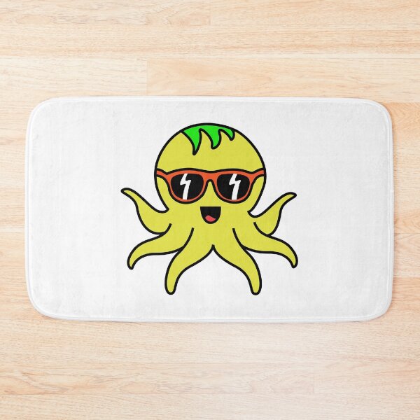 Item preview, Octopia-art with sunglasses drawing designed and sold by Blondiabshop.