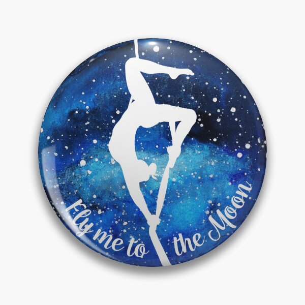 Item preview, Fly Me To The Moon Aerial Silks designed and sold by PoleLife.