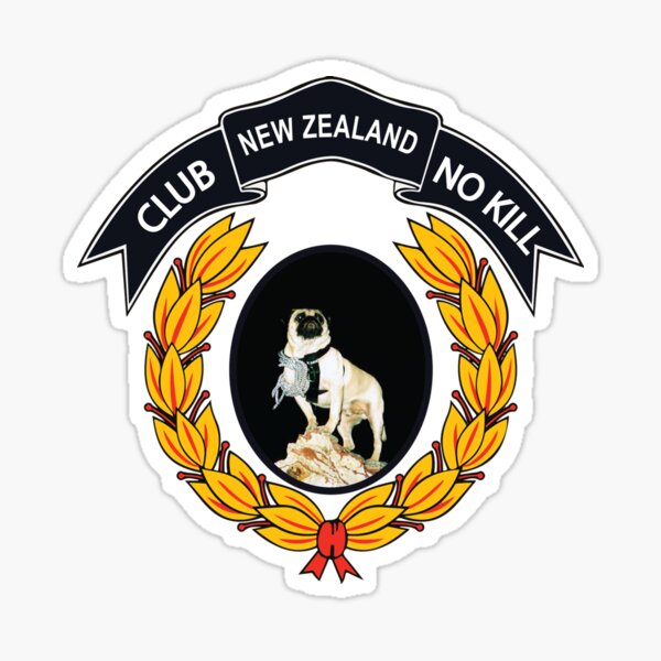 CLUB NO-KILL NEW ZEALAND Sticker