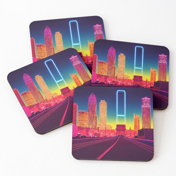 Item preview, Tulsa Neon Vaporwave designed and sold by ComicsFactory.