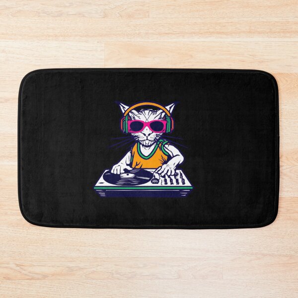Item preview, Cool Cat DJ with Sunglasses Artwork designed and sold by Vividality.