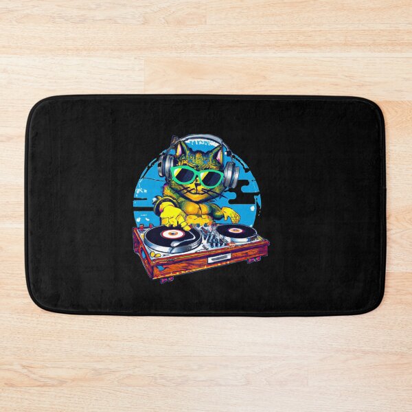 Item preview, Cool Cat DJ with Sunglasses Artwork designed and sold by Vividality.