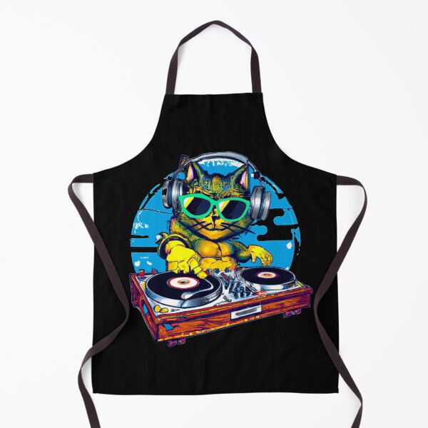 Item preview, Cool Cat DJ with Sunglasses Artwork designed and sold by Vividality.