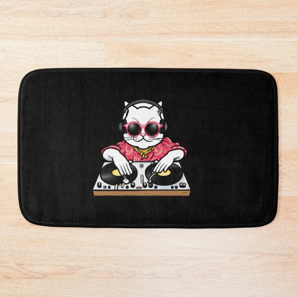 Item preview, Cool Cat DJ with Sunglasses Artwork designed and sold by Vividality.