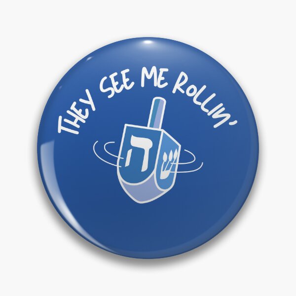 Item preview, They see me rollin' Hanukkah Jewish designed and sold by Swagforbubby.
