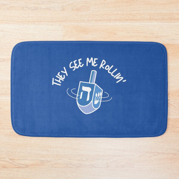 Item preview, They see me rollin' Hanukkah Jewish designed and sold by Swagforbubby.