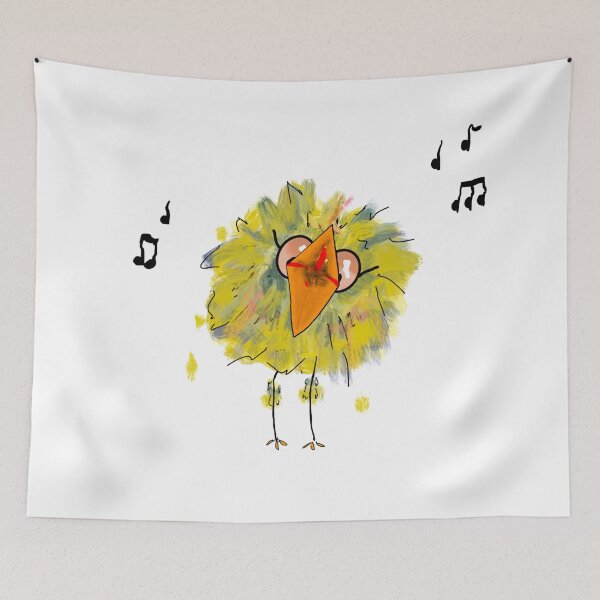 Item preview, Funny Bird Singing designed and sold by designs-by-ann.