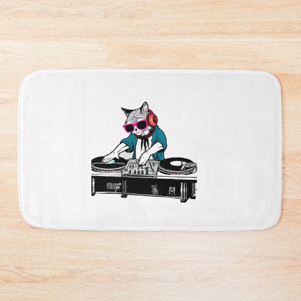 Item preview, Cool Cat DJ with Sunglasses Artwork designed and sold by Vividality.