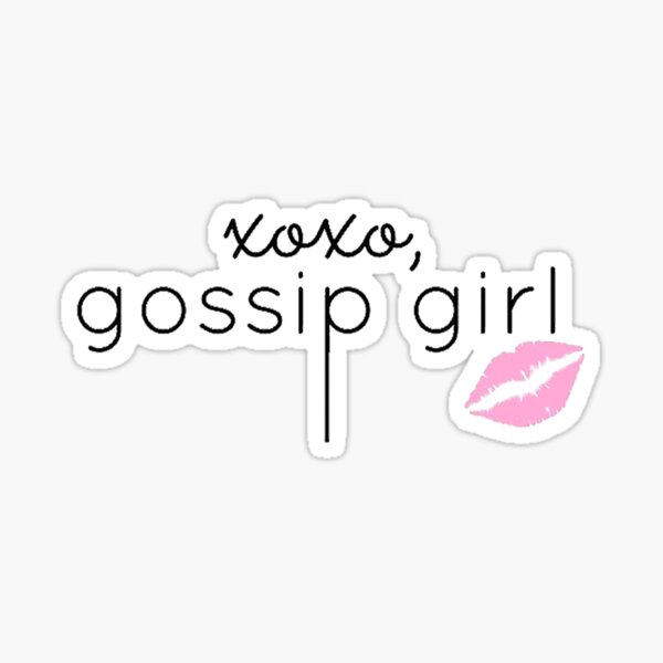Gossip Girl Design Sticker