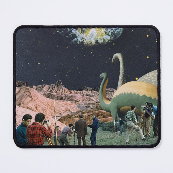 Item preview, We Are Safe Here - Dinosaur Collage designed and sold by PossessedStudio.