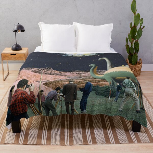 Item preview, We Are Safe Here - Dinosaur Collage designed and sold by PossessedStudio.