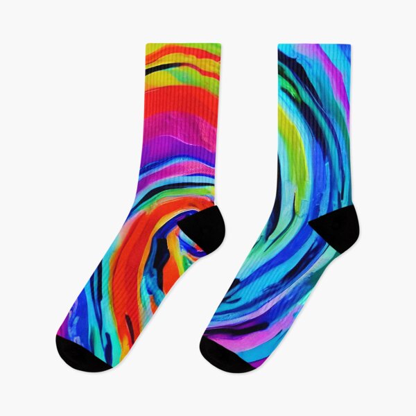 Item preview, Abstract Rainbow Swirl Painting designed and sold by Alt-Art-Digital.