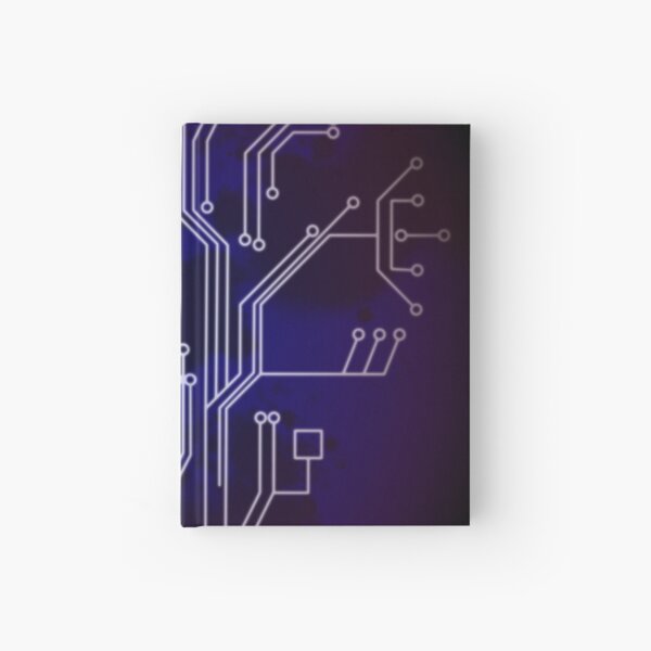 Circuit Board (Blue) Hardcover Journal