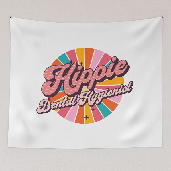 Item preview, Hippie Dental Hygienist - Holiday Gifts For Hygienists - Buy This designed and sold by AlanPhotoArt.