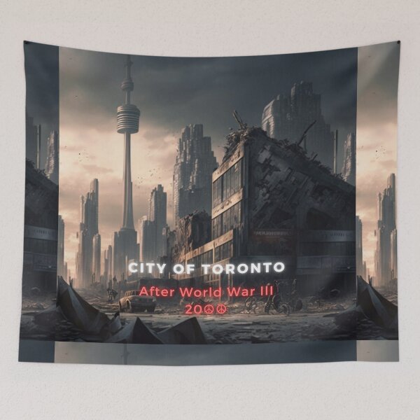 Item preview, No war World War III AI Illustration Series designed and sold by Pro-Political.