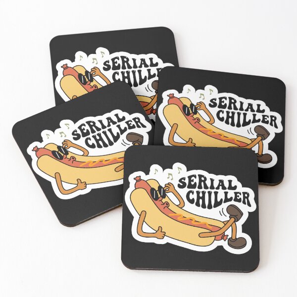 Item preview, Serial Chiller Sarcastic Hot Dog Design designed and sold by RepublicOfFire.