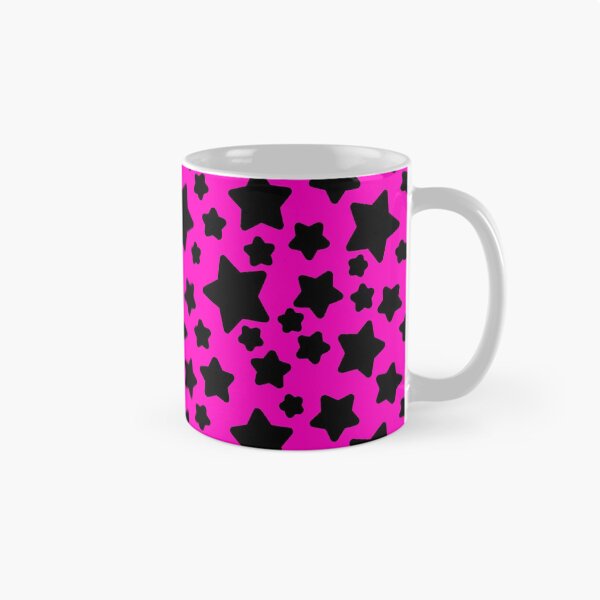 Item preview, Fuchsia and Black Stars Pattern designed and sold by SaradaBoru.