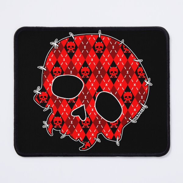 Item preview, Red Skull Argyle designed and sold by JanGrackle.