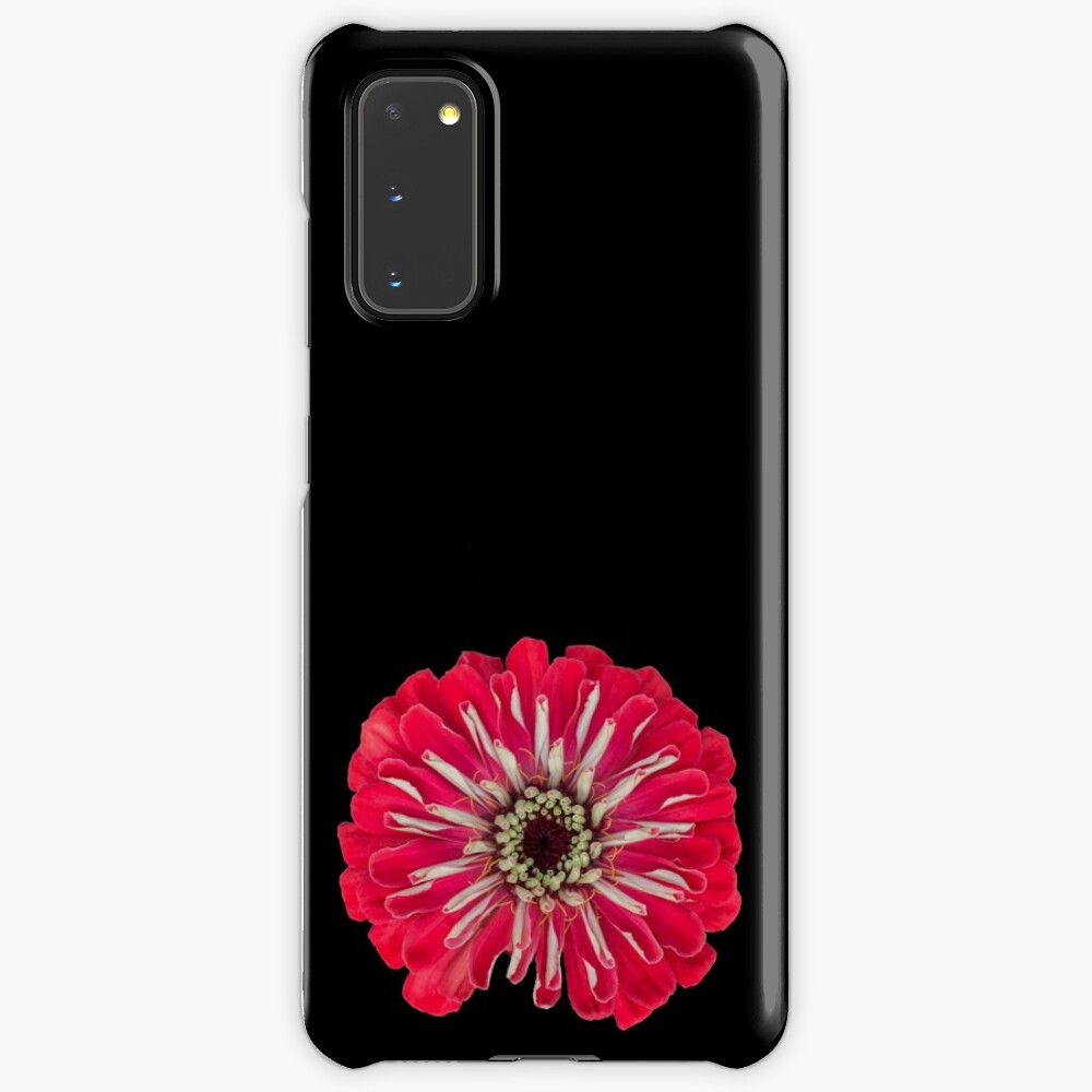 Red Zinnia Flower Case & Skin for Samsung Galaxy