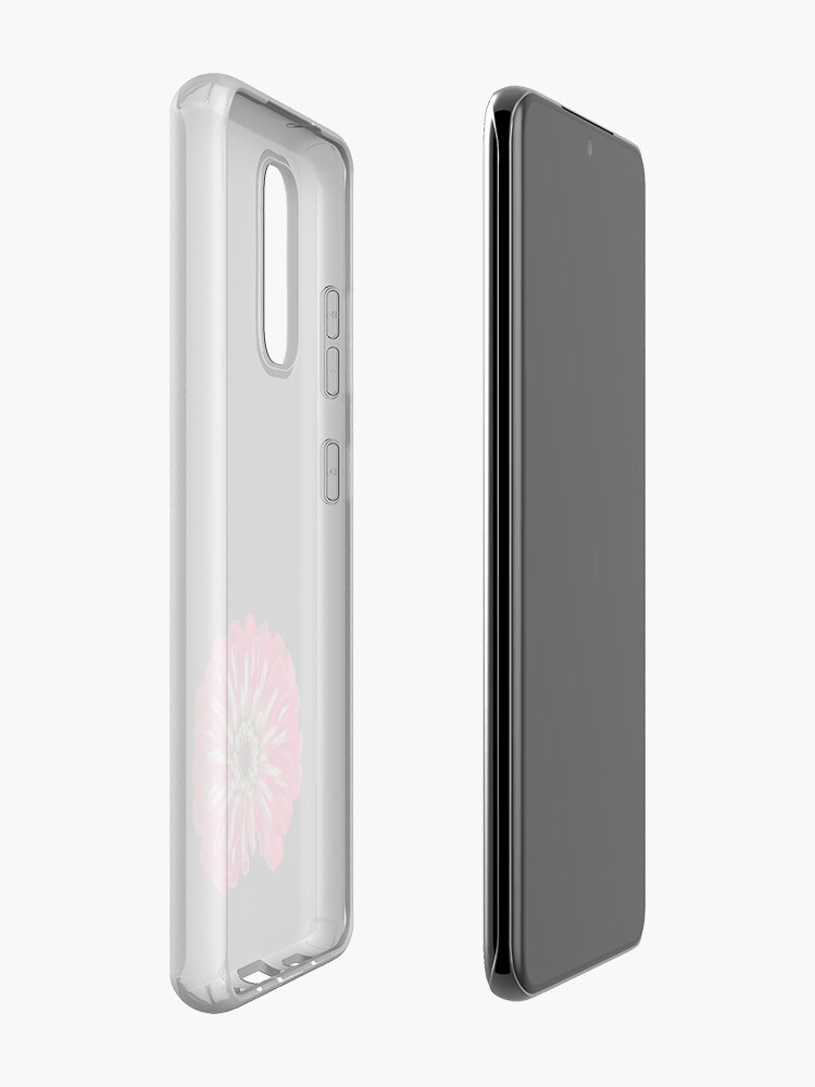 Alternate view of Red Zinnia Flower Case & Skin for Samsung Galaxy