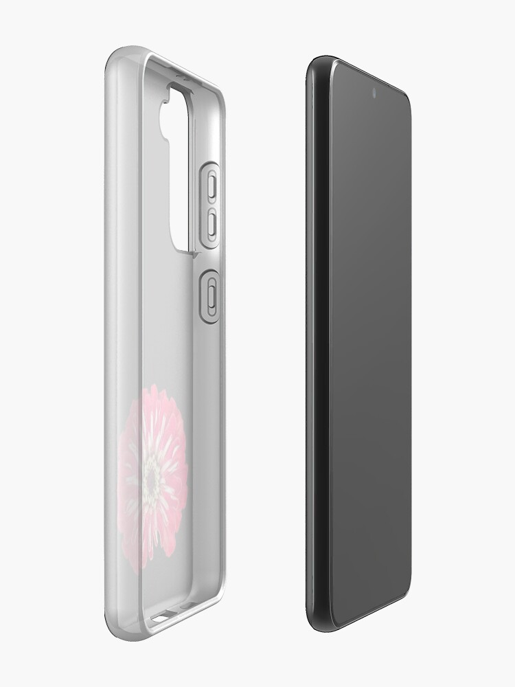 Alternate view of Red Zinnia Flower Case & Skin for Samsung Galaxy
