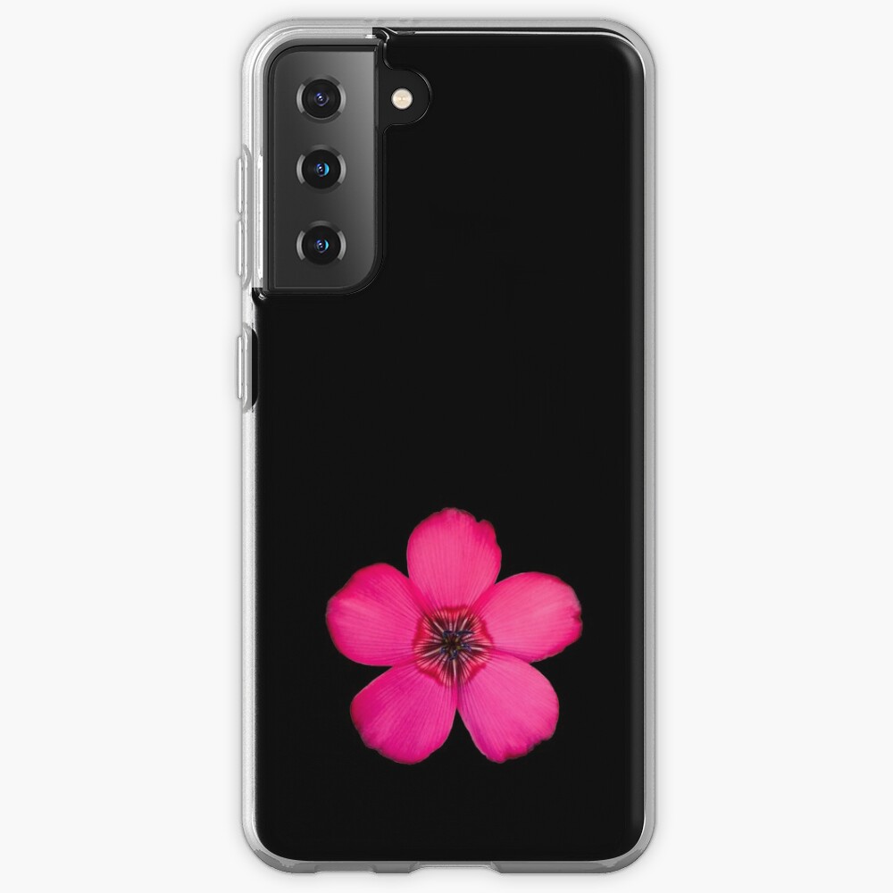 Red Flax flower Case & Skin for Samsung Galaxy