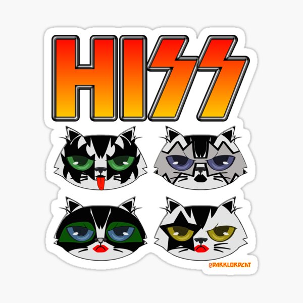 HISS Sticker