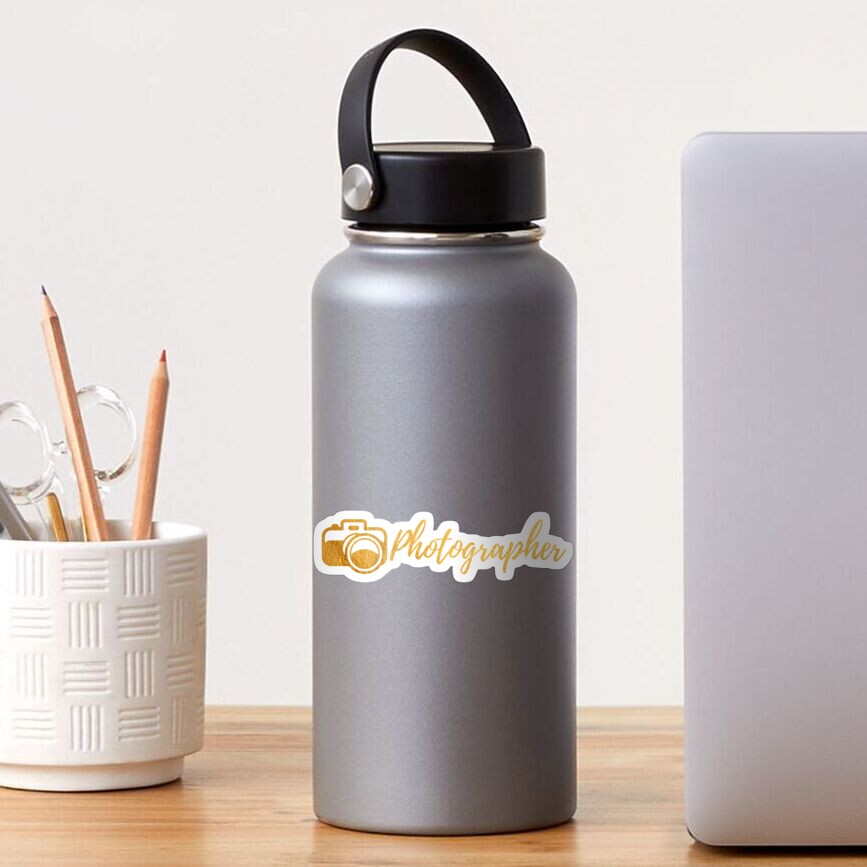 Photographer Gold Sticker