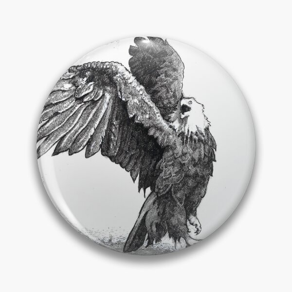 Item preview, Eagle (in black white and grey) designed and sold by Zachary Horvath.