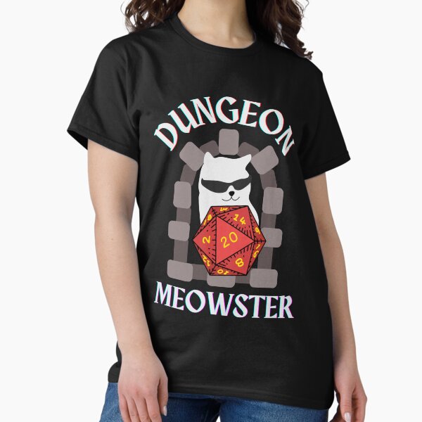 Item preview, Dungeon Meowster, DND, Funny Cat Design designed and sold by Sun Sand & Sea Art.