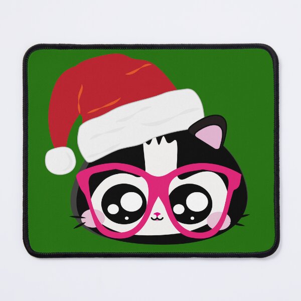 Item preview, Feliz Natal Kawaii Gato de Gorro designed and sold by GirlaineSQ.