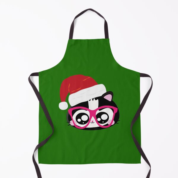 Item preview, Feliz Natal Kawaii Gato de Gorro designed and sold by GirlaineSQ.