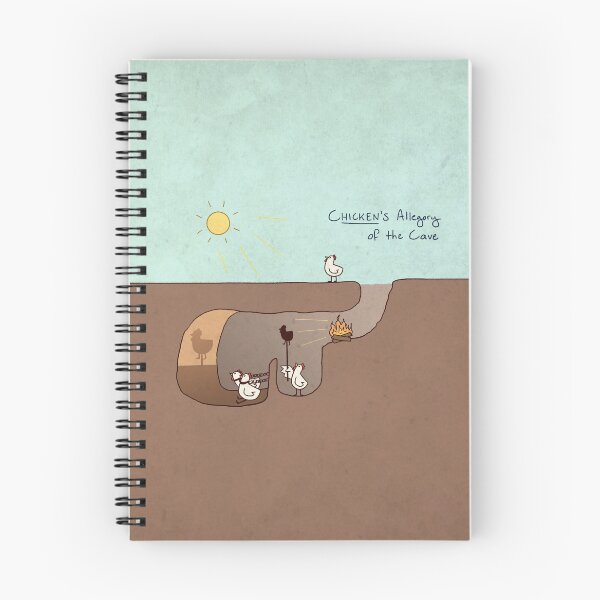 Item preview, Chicken's Allegory of the Cave designed and sold by WishingEel.