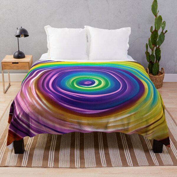 Item preview, Abstract Rainbow Swirl Painting designed and sold by Alt-Art-Digital.