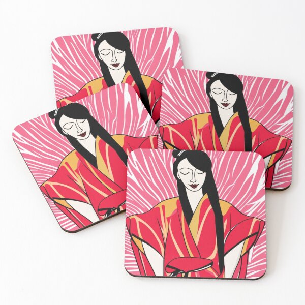 Item preview, Contemporary Cartoon Geisha Beauty designed and sold by DesignerKin.