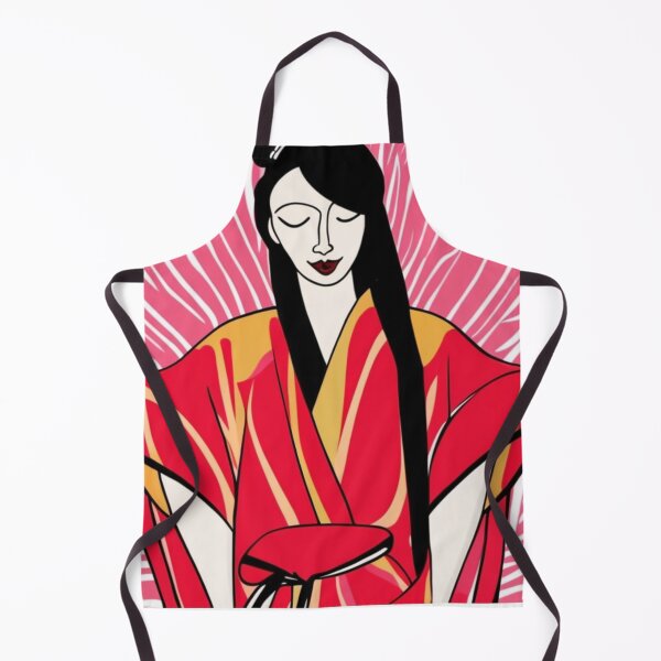 Item preview, Contemporary Cartoon Geisha Beauty designed and sold by DesignerKin.