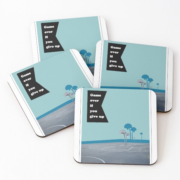 Item preview, Basket court - Game over if you give up - playful- designed and sold by natural-neutral.
