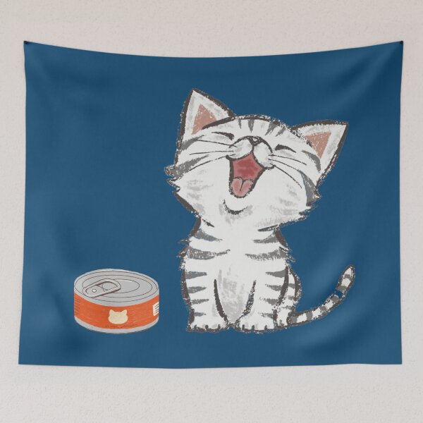 Item preview, Happy And Hungry Cat. designed and sold by Vivian  Chan.