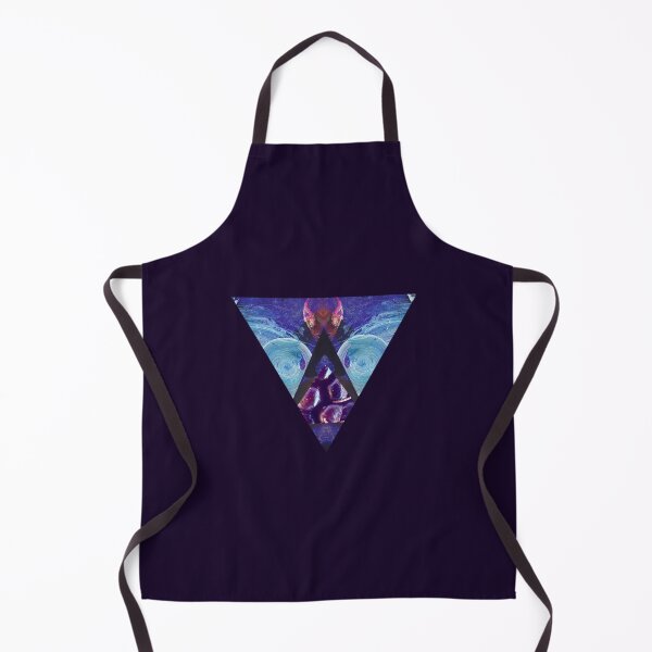 Item preview, Abstract Alien Triangle - universe colored painting collage in a triangle designed and sold by OZKURO.