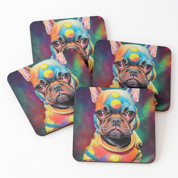 Artikelvorschau, Astronaut Französische Bulldogge Welpe Nr. 6 entworfen und verkauft von thesupremewiz.